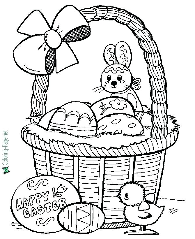 670x820 Easter Baskets Coloring Pages Baskets Coloring Pages Easter Egg