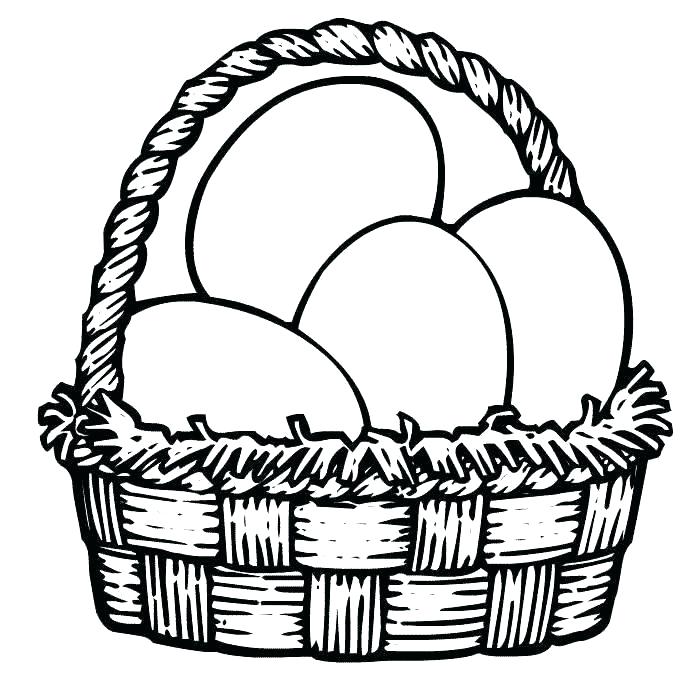 700x700 Egg Coloring Pages Eggs To Coloring Pages Egg Basket Colouring