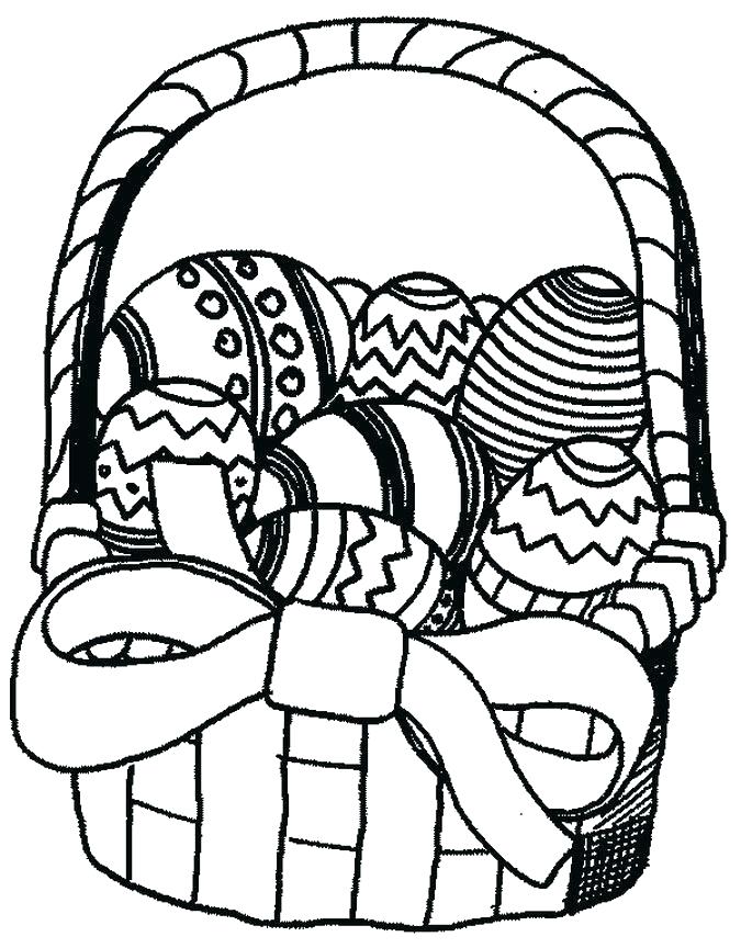 675x864 Easter Egg Coloring Page