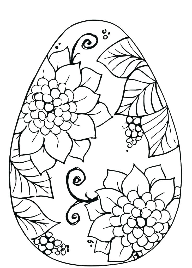 736x1025 Easter Egg Colouring Pages Online Kids Coloring Spring