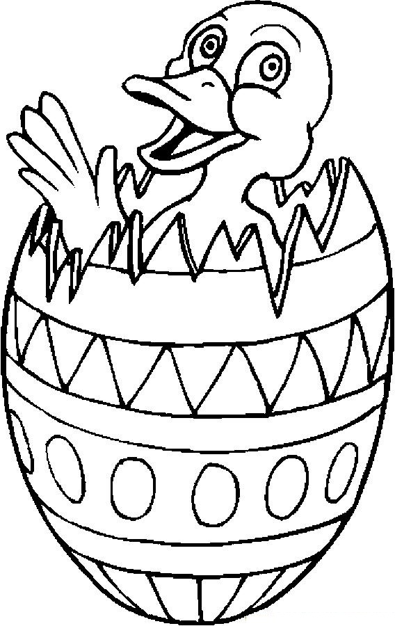 568x900 Free Printable Easter Egg Coloring Pages For Kids