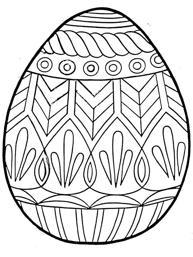 Easter Egg Coloring Pages 675x900 Easter Egg Coloring Pages