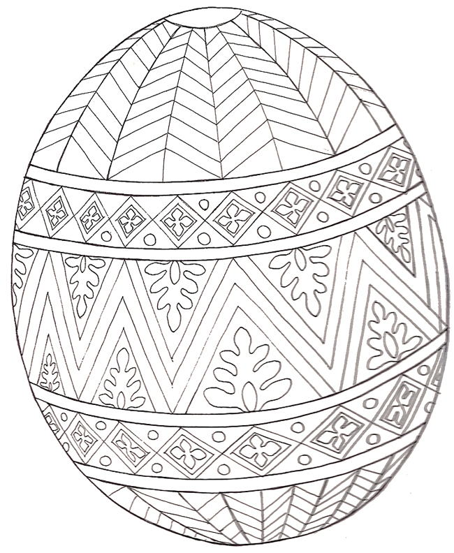 The Easter Egg Coloring Mural 650x792 The Easter Egg Coloring Mural