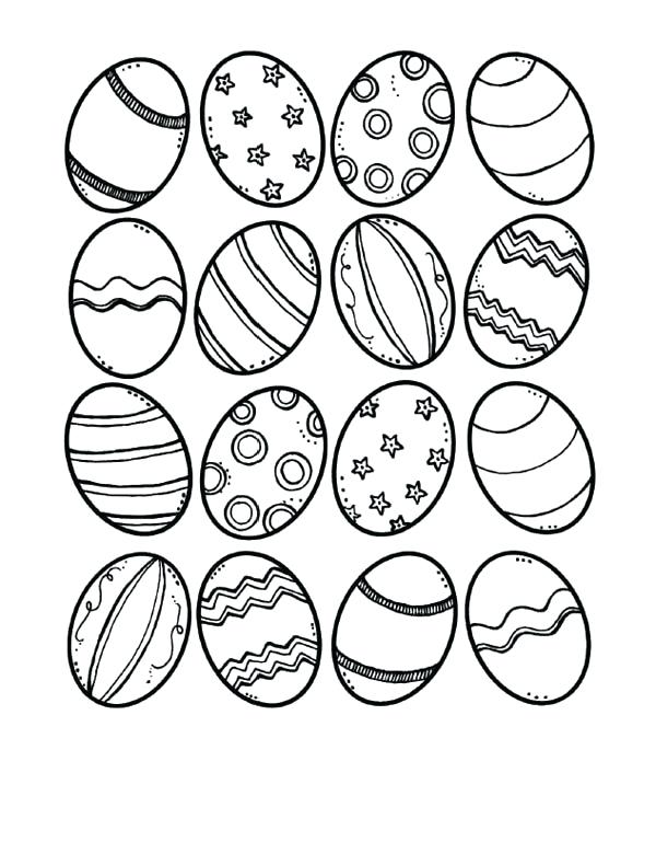 600x769 Easter Egg Coloring Page Egg Coloring Pages Free Printable Also
