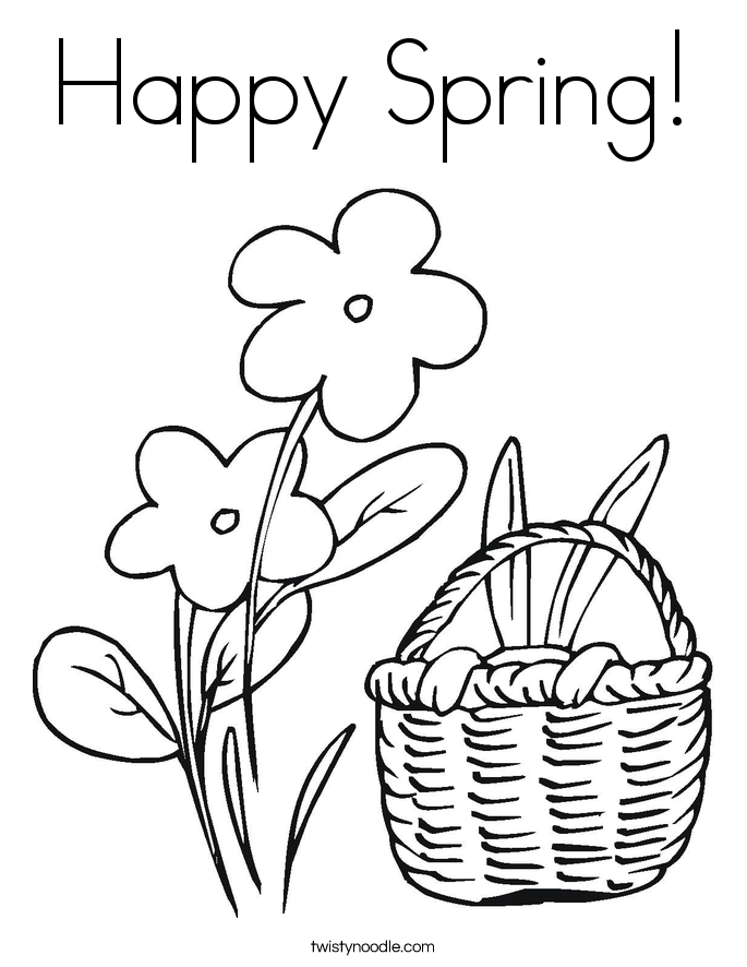 685x886 Easter Flowers Coloring Page