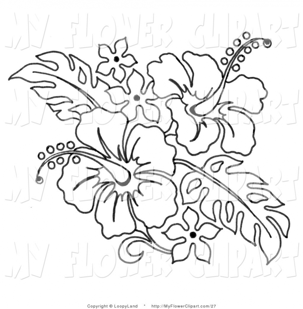 1025x1045 Flower Coloring Pages Clipart Free Clip Art Images Hawaiian Leis