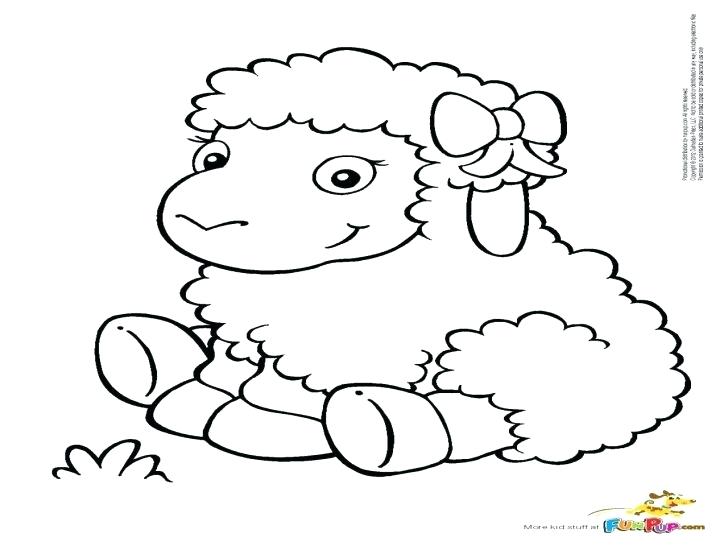 Easter Lamb Coloring Pages at GetColorings.com | Free printable ...