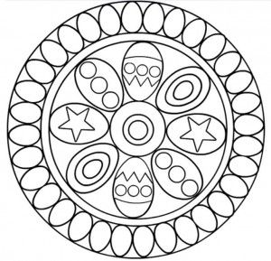 Easter Egg Mandala Mandaly Mandala, Easter And Egg 300x289 Easter Egg Mandala Mandaly Mandala, Easter And Egg