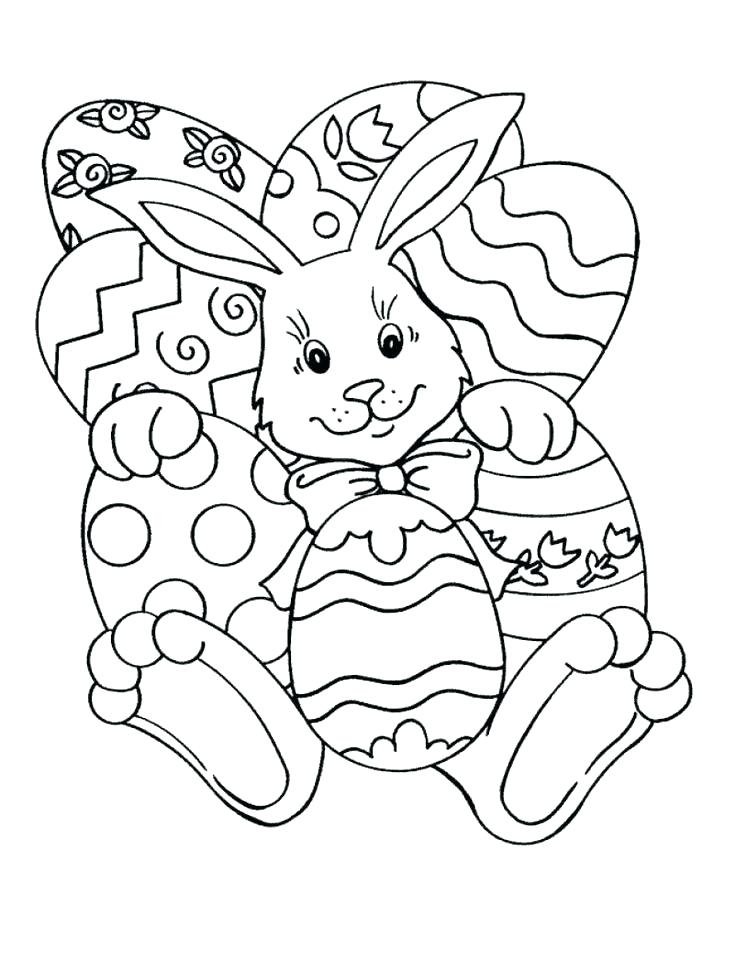 736x961 Easter Bunny Coloring Page For Kids Usedauto.club