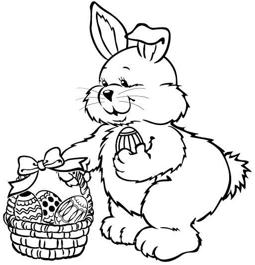 513x532 Easter Bunny Coloring Page Amp Coloring Book