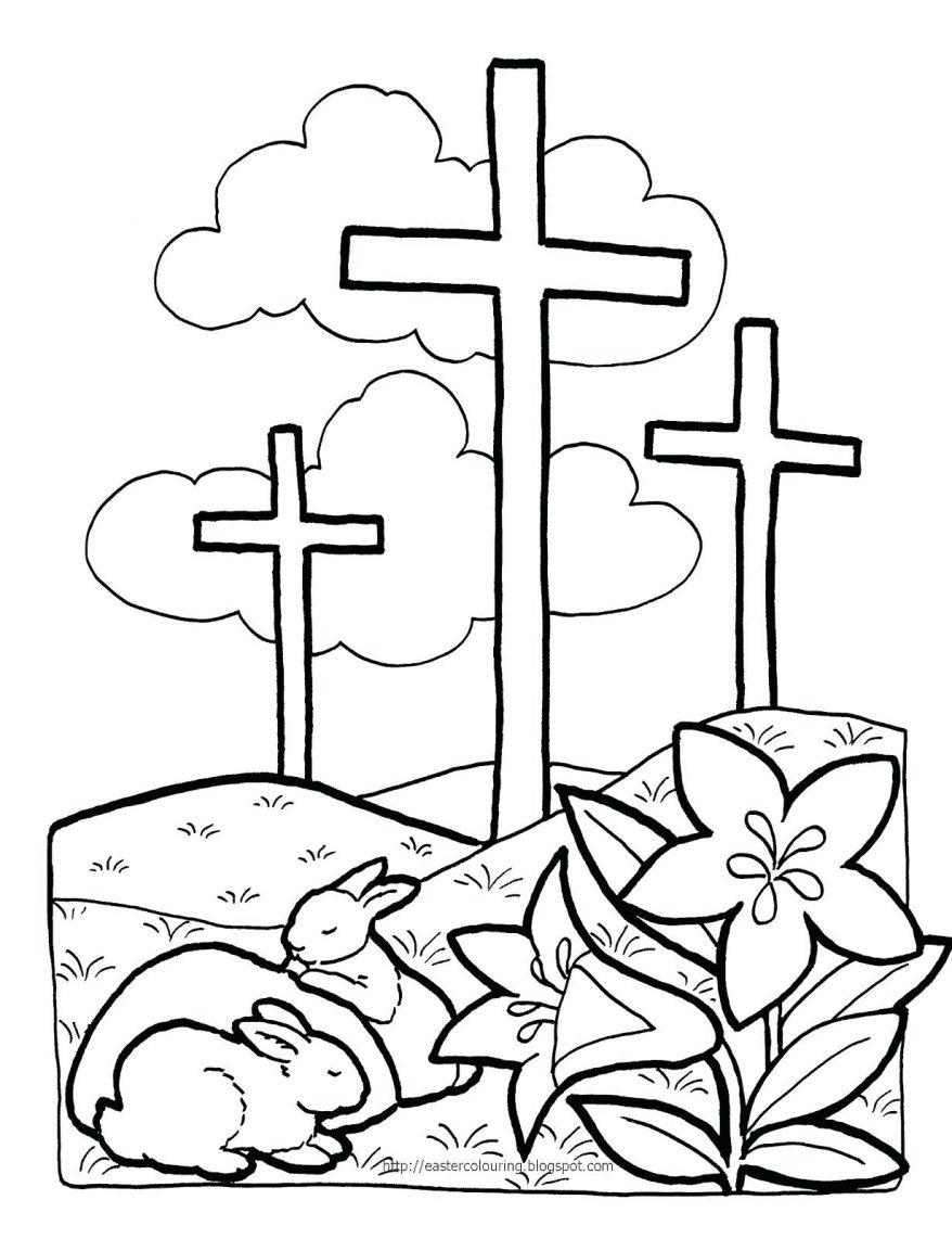 Easter Story Coloring Pages 878x1141 Easter Story Coloring Pages