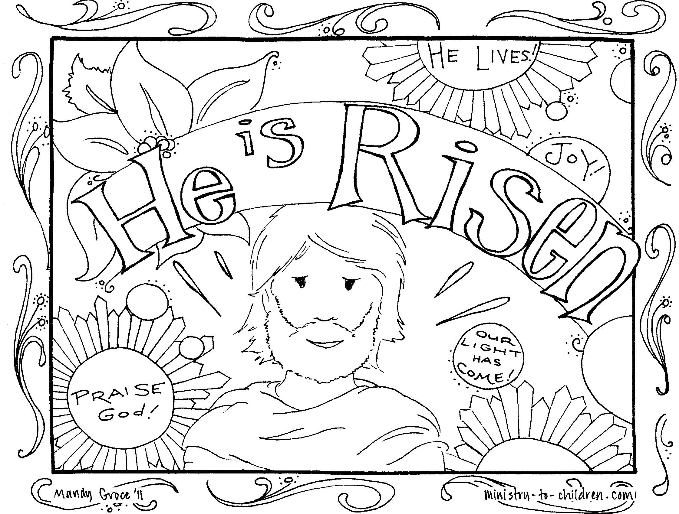 2243x1700 Easter Coloring Pages About Jesus Best Of Religious Inside