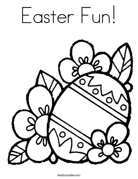 468x605 Easter Fun Coloring Page