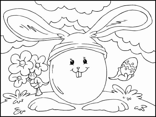 533x400 8 Lovely Of Easter Coloring Pages Easy Stock