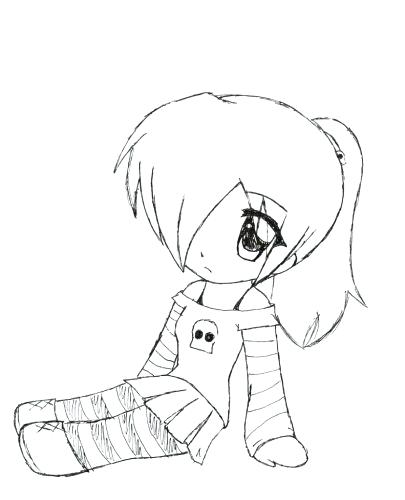 Easy Coloring Pages For Girls Medium Size Of Cute Anime Coloring 405x500 Easy Coloring Pages For Girls Medium Size Of Cute Anime Coloring