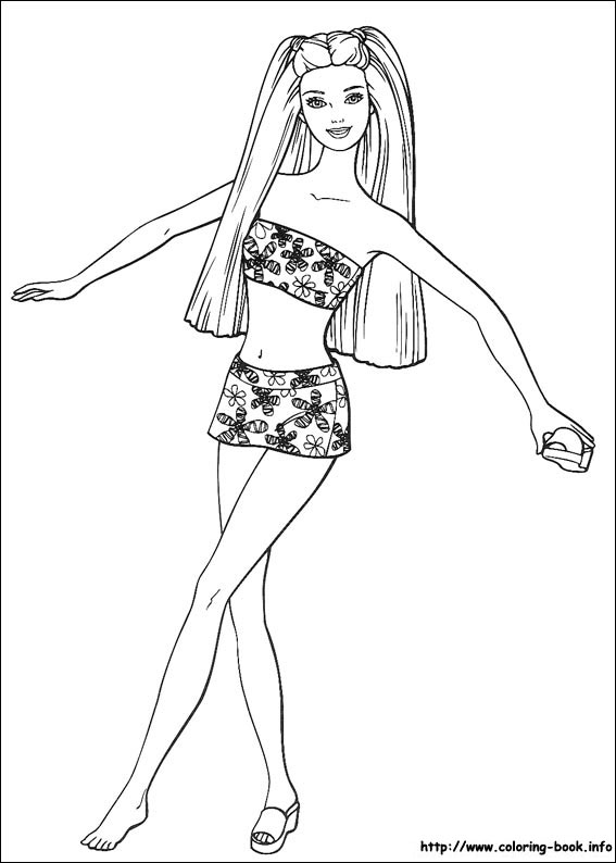 Barbie Coloring Pages On Coloring 567x794 Barbie Coloring Pages On Coloring