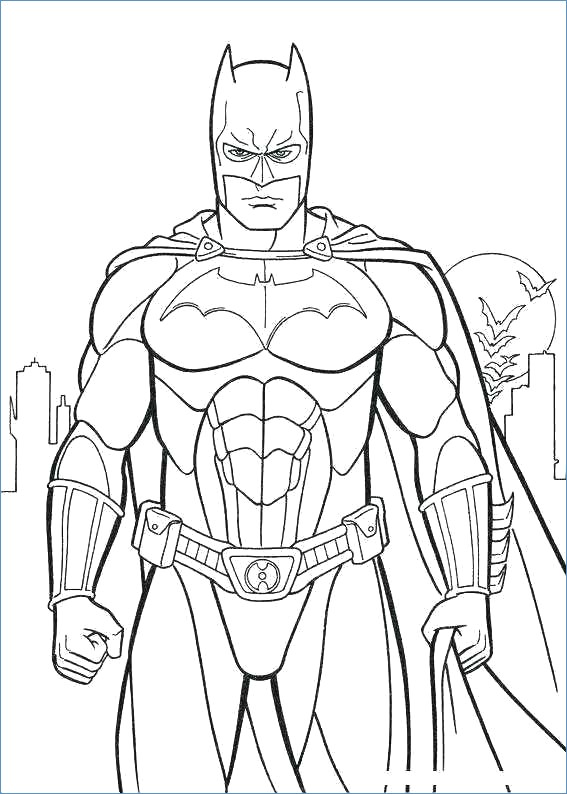 567x794 Simple Batman And Robin Coloring Pages