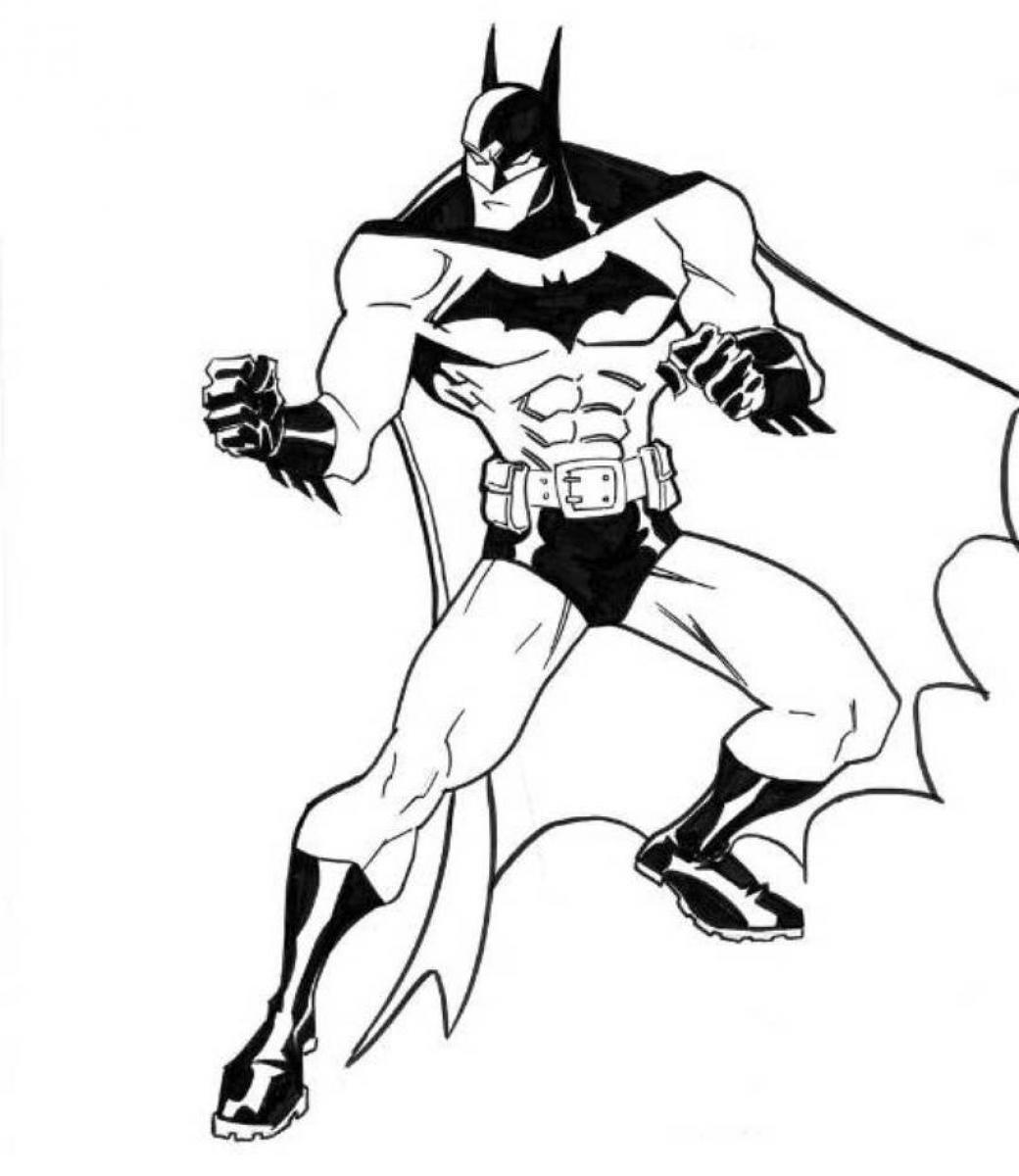 1040x1200 Batman Coloring Pages