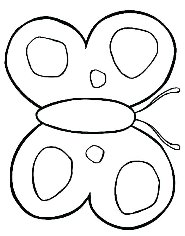 625x795 Butterfly Coloring Page Easy Butterfly Coloring Pages