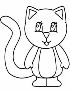 225x300 Simple Cat Colouring Pages, Easy Cat Coloring Pages