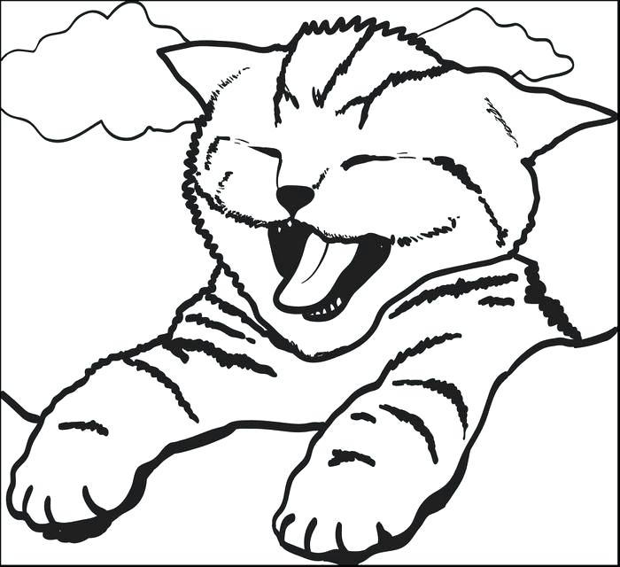 700x640 Cat Coloring Page Coloring Book Pages As Well As Cat Game As Well