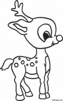 Easy Christmas Coloring Pages