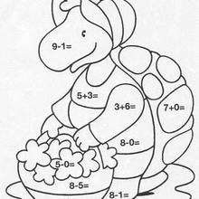 Easy Color By Number Coloring Pages