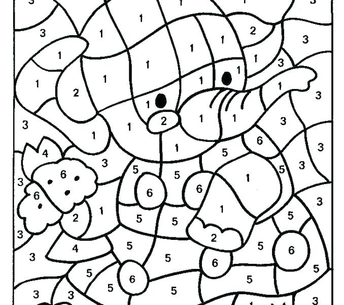 Easy Color By Number Coloring Pages at GetColorings.com | Free ...