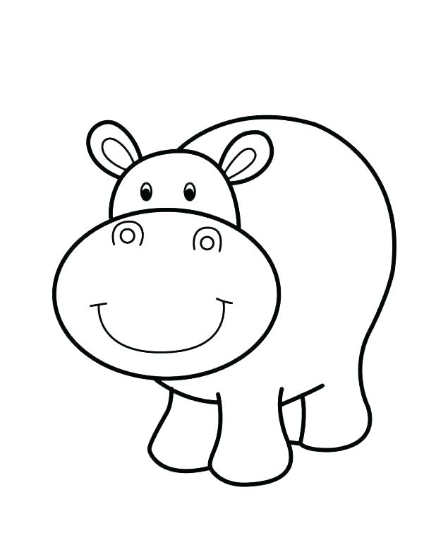 618x785 Easy Coloring Pages For Kids With Easy Animal Coloring Pages Easy