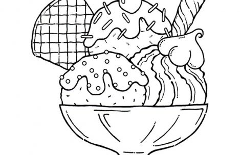 469x304 Easy Coloring Pages For Girls Sundae Just Colorings