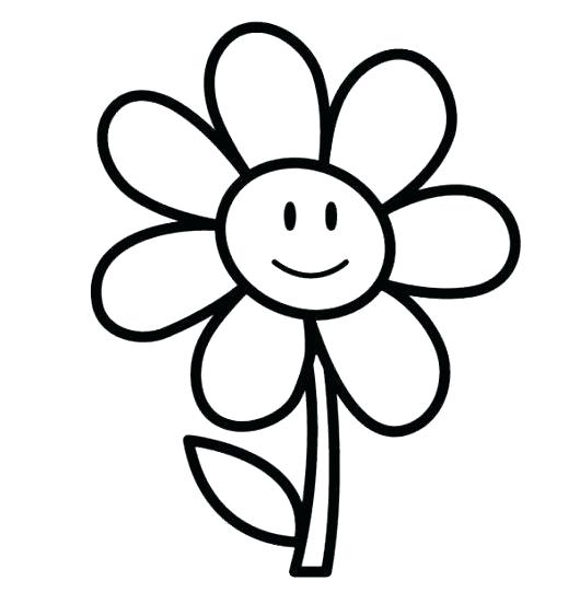 Coloring Pages Easy Easy Coloring Pages As Well As Easy Flower 530x541 Coloring Pages Easy Easy Coloring Pages As Well As Easy Flower