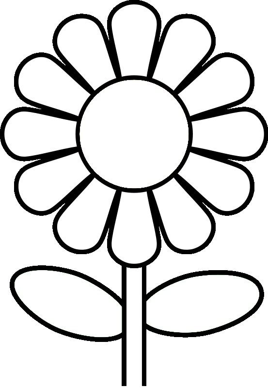Easy Coloring Pages For Preschoolers