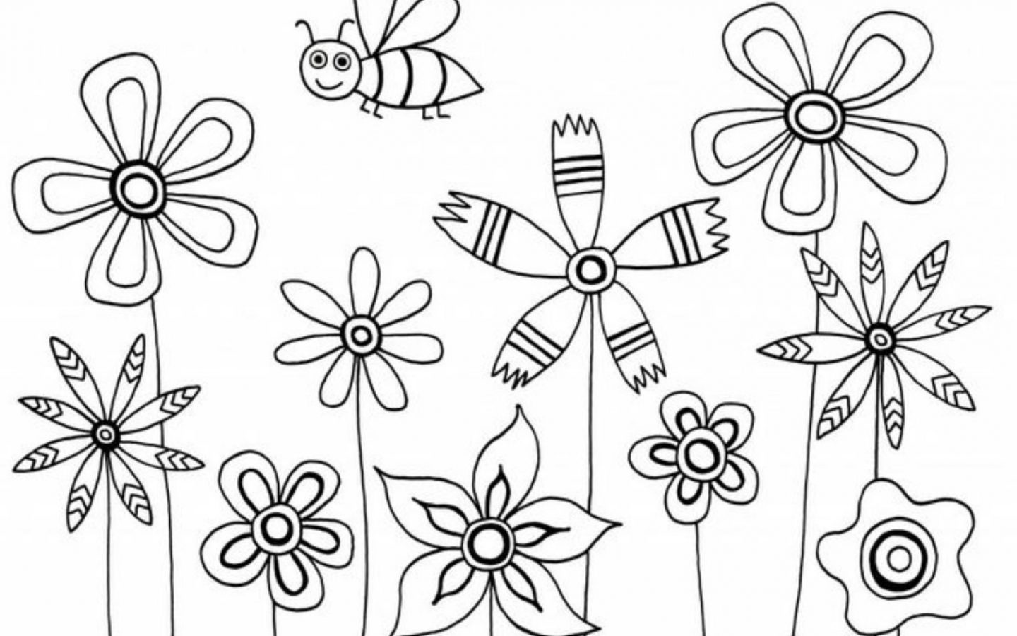 Free Flowerng Pages For Preschoolers Adults Spring Crayola Fairy 1440x900 Free Flowerng Pages For Preschoolers Adults Spring Crayola Fairy