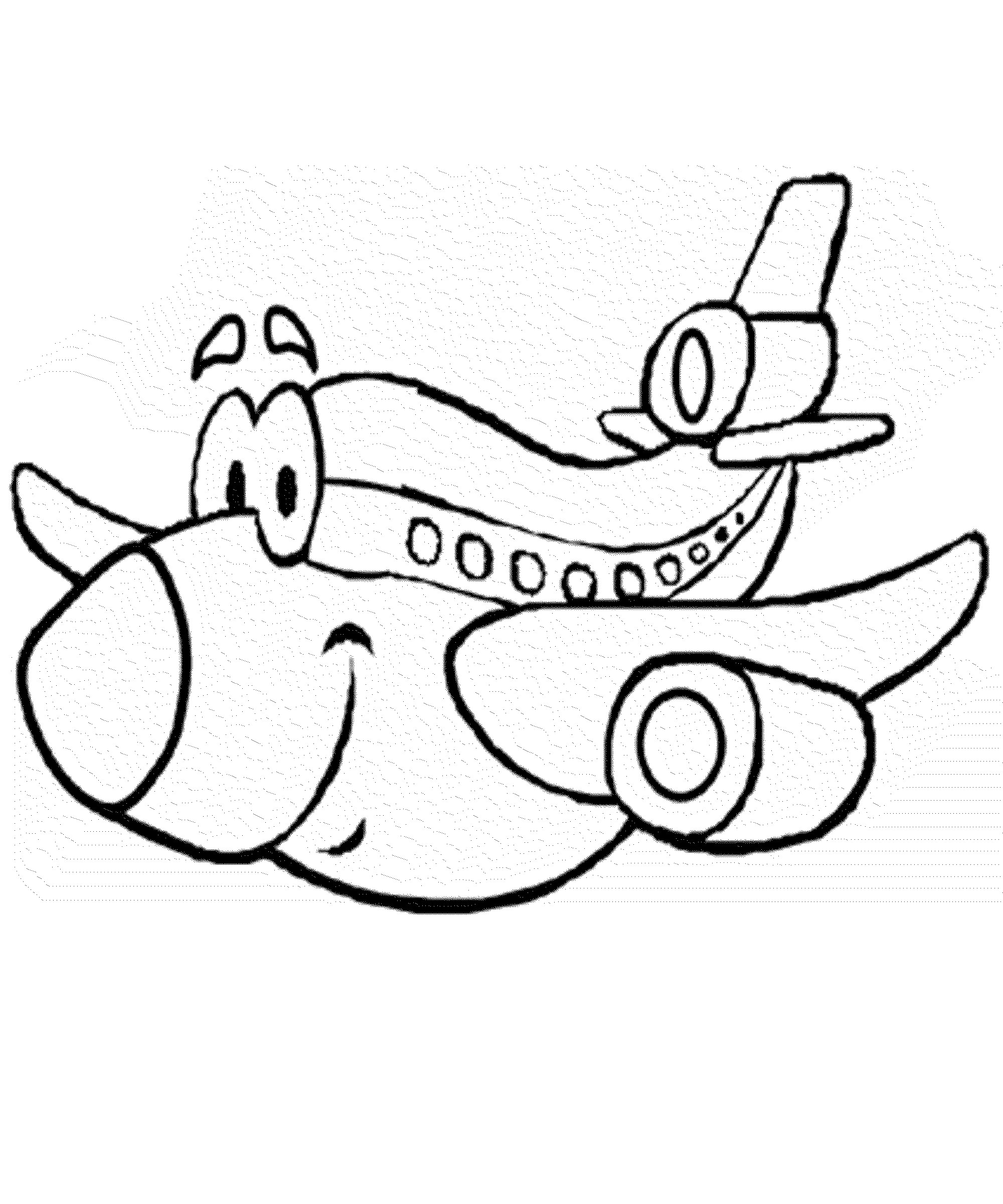 Airplane Coloring Page For Preschoolers Transportation Simple 2000x2400 Airplane Coloring Page For Preschoolers Transportation Simple