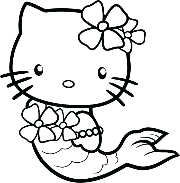 700x711 Easy Color Pages Easy Coloring Pages For Girls Hello Kitty