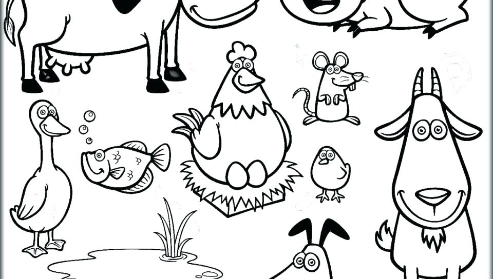 960x544 Easy Animal Coloring Pages Animal Coloring Pages For Toddlers
