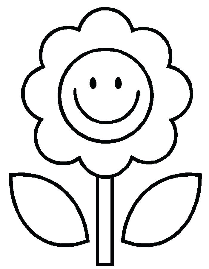 700x903 Easy Coloring Page Easy Printable Flower Coloring Pages Flower