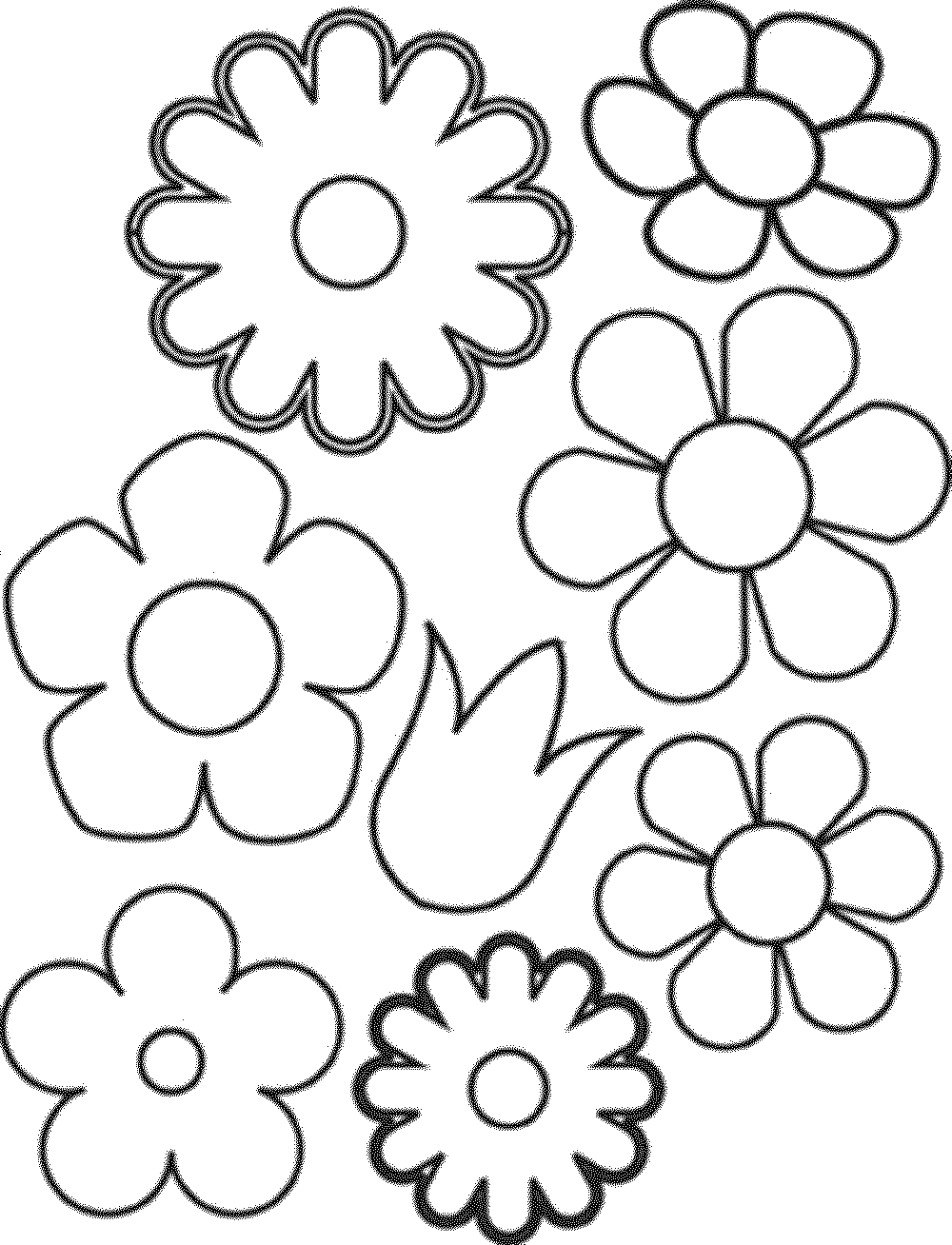 Huge Gift Colouring Pictures Of Flowers Colori 1000x1308 Huge Gift Colouring Pictures Of Flowers Colori