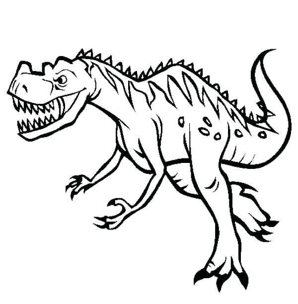 600x612 Childrens Dinosaur Coloring Pages Easy Coloring Pages Dinosaurs