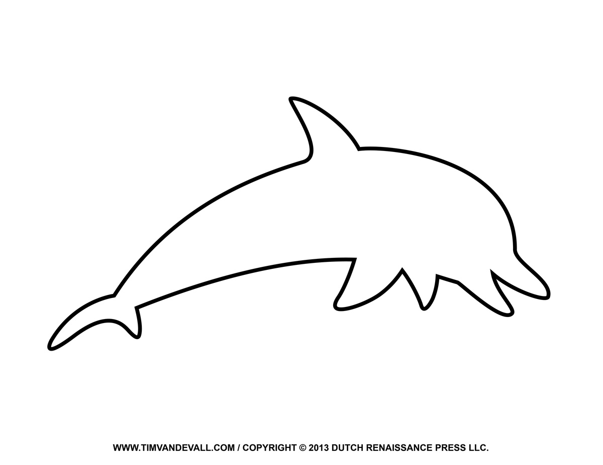 1200x927 Free Dolphin Clipart, Printable Coloring Pages, Outline Amp Silhouette