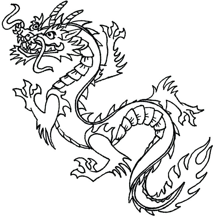 Easy Dragon Coloring Pages at GetColorings.com | Free printable ...