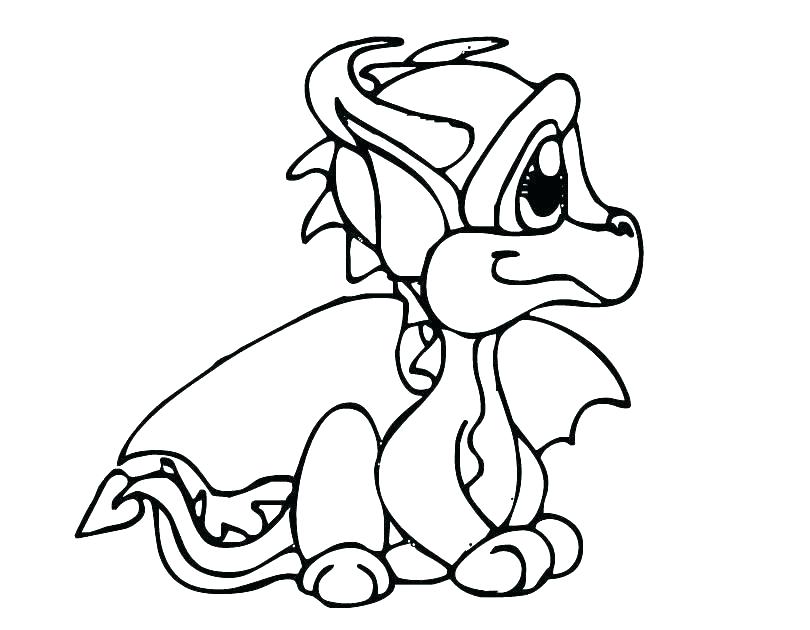 New Year Dragon Coloring Pages Printable For Kids Easy Dragon 810x630 New Year Dragon Coloring Pages Printable For Kids Easy Dragon