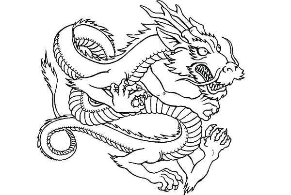 Dragon Coloring Page Dragons Chinese Dragon Coloring Pages Easy 600x403 Dragon Coloring Page Dragons Chinese Dragon Coloring Pages Easy