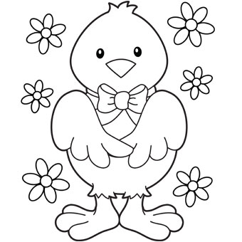 340x340 Easter Coloring Pages Easy Fresh Preschool Copy Fnf Pg15