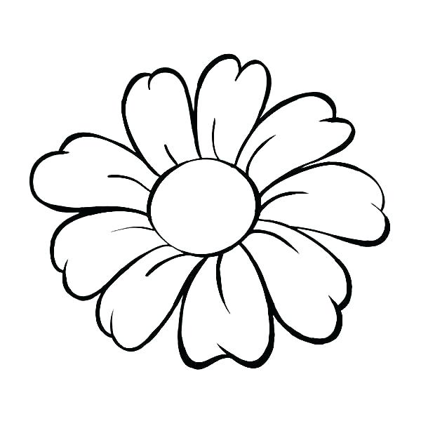 Flower Coloring Page Good Flower Coloring Pages Or Unique Flower 600x627 Flower Coloring Page Good Flower Coloring Pages Or Unique Flower