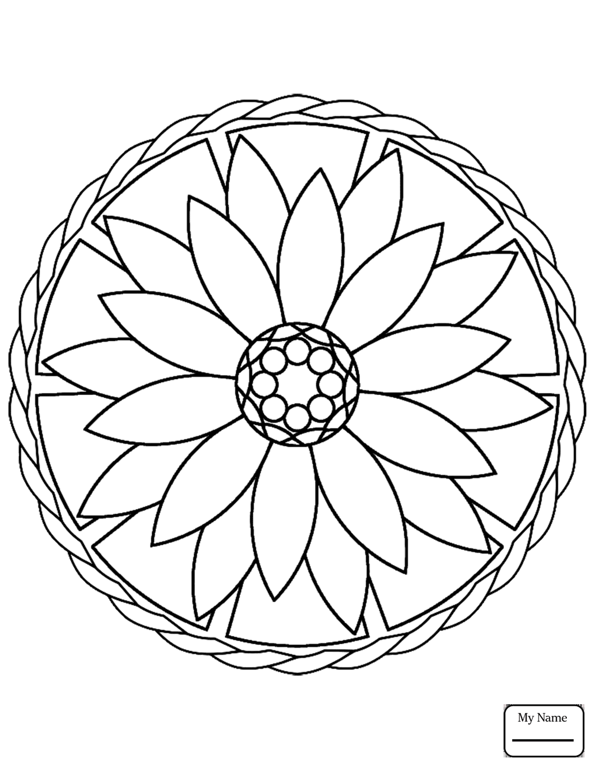 Easy Mandala Coloring Pages For Kids With Stars Arts Inside 1182x1530 Easy Mandala Coloring Pages For Kids With Stars Arts Inside