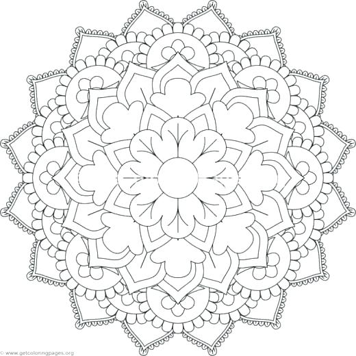 Flower Mandala Coloring Pages Coloring Page Mandala Flower Mandala 520x520 Flower Mandala Coloring Pages Coloring Page Mandala Flower Mandala