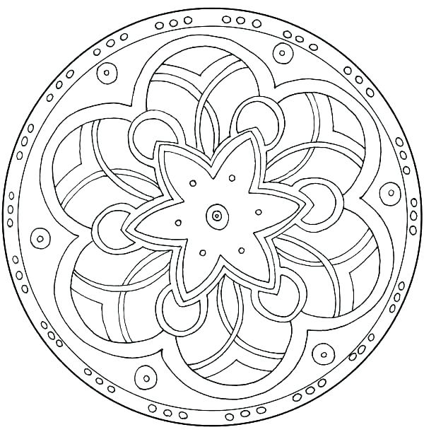Mandala Art Coloring Pages Easy Mandala Coloring Pages Free 600x611 Mandala Art Coloring Pages Easy Mandala Coloring Pages Free