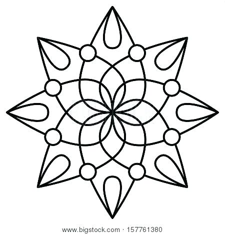 Simple Mandala Coloring Pages Easy Flower Coloring Pages Easy 450x470 Simple Mandala Coloring Pages Easy Flower Coloring Pages Easy