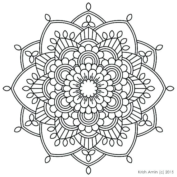 Easy Flower Mandala Coloring Pages Lotus Flower Mandala Coloring 570x569 Easy Flower Mandala Coloring Pages Lotus Flower Mandala Coloring